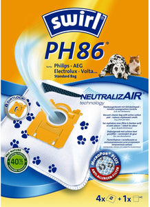 PH86 AEG-PHILIPS-ELECTROLUX  4 TEMAXIA + 1 ΦΙΛΤΡΟ ANIMAL SPECIALIST!